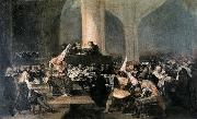 Francisco Jose de Goya The Inquisition Tribunal Spain oil painting artist